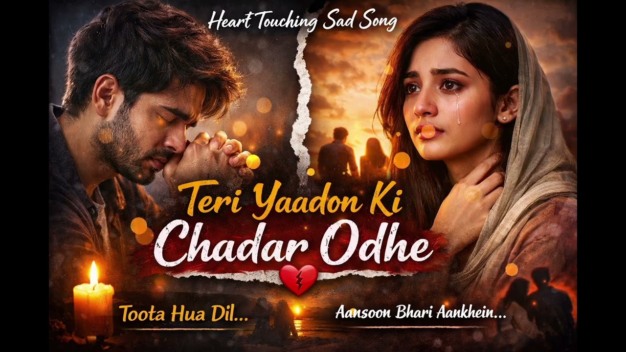 Teri Yaadon Ki Chadar Odhe | Heart Touching Sad Song | Emotional Love Story💔#song #brokenheart #love