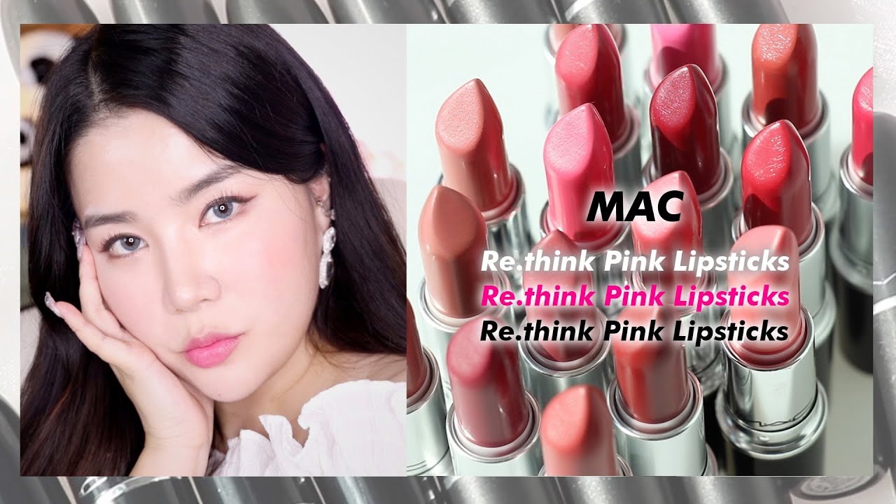 cc) MAC 핑크의 재해석💖 립스틱 17컬러 전색상 리뷰✨ (+ 앰플리파이드 / 러스터글래스 / 매트 립스틱 / 내돈내산💸) I 루치나Luhcina