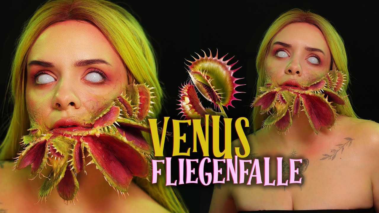 FLEISCHFRESSENDE PFLANZE 🪰 - Botanophobie 🌱 Makeup Tutorial #spooktober