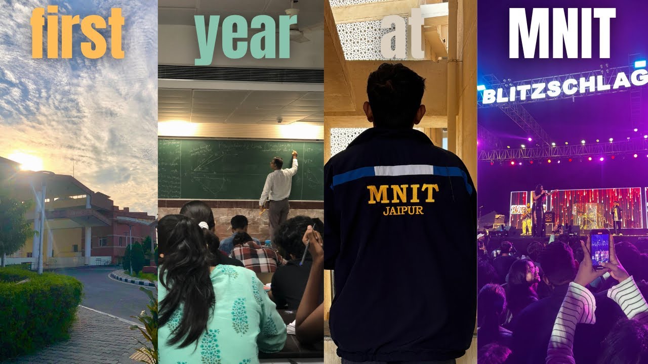 First year at MNIT — unforgettable moments.✨