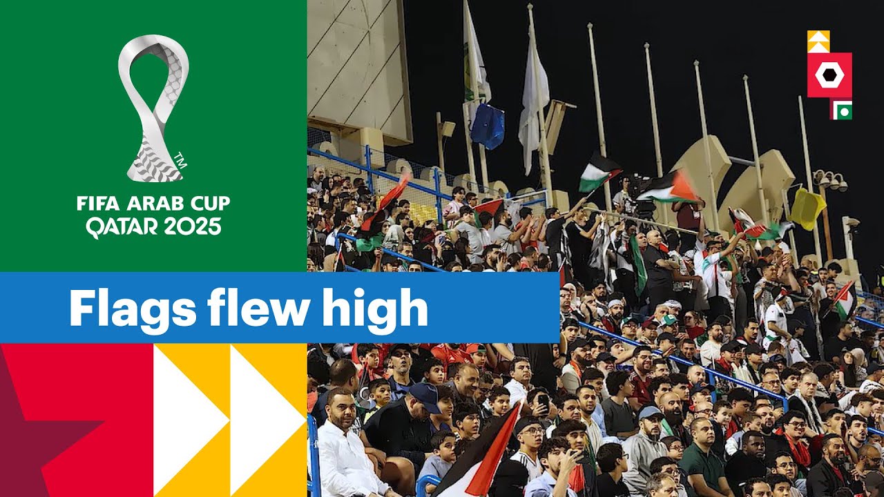 Flags flew high at the FIFA Arab Cup Qatar 2025&trade; Qualifiers