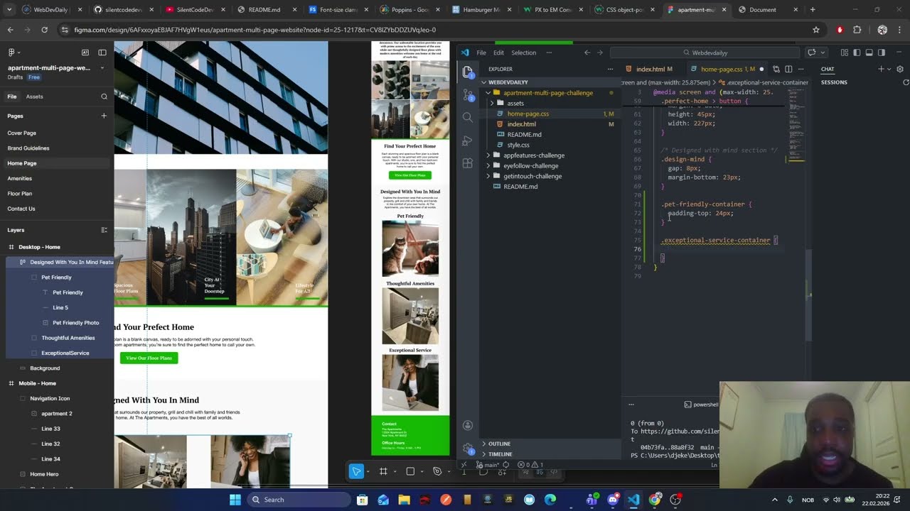 Becoming a Frontend Developer From Zero — Day 6 |  Apartment Multi-Page Website
