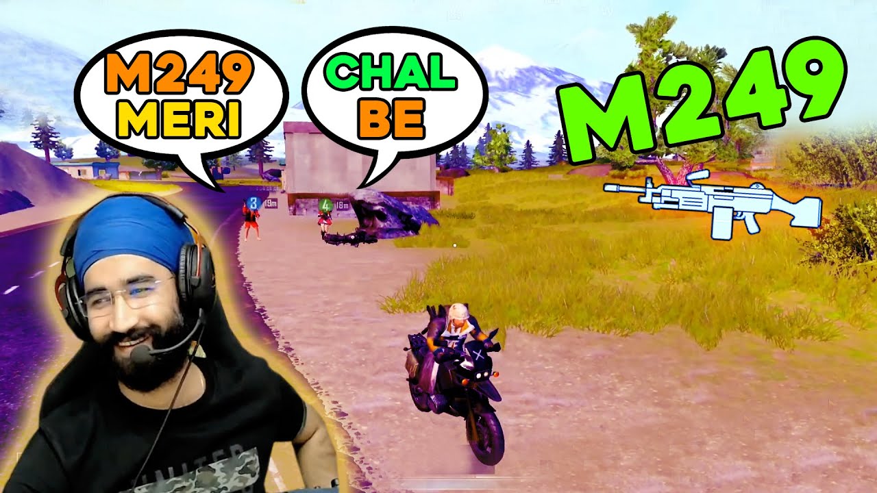M249 का क़हर in LIVIK || PUBGM || GTXPREET