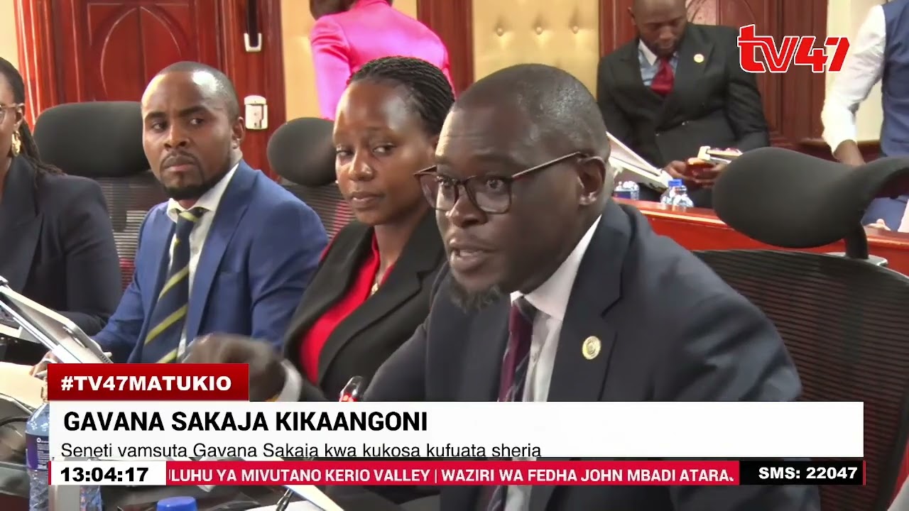 Seneti yamsuta Gavana Sakaja kwa kukosa kufuata sheria