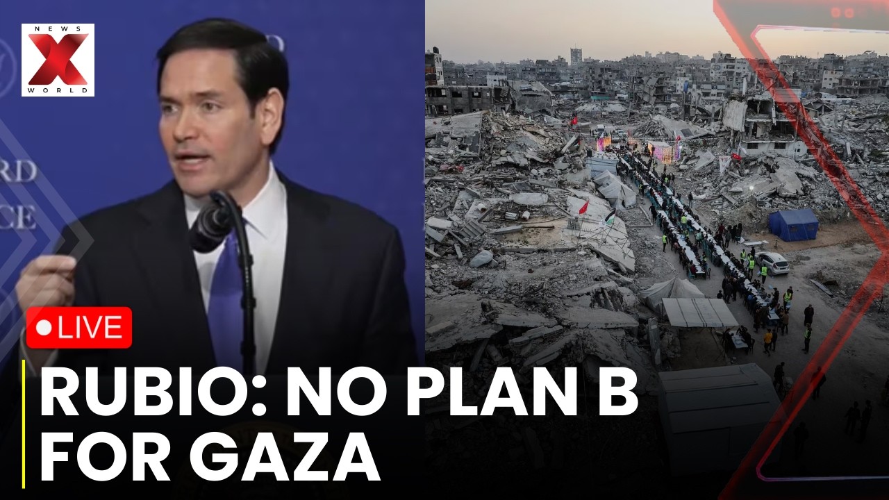 Rubio On Gaza LIVE: Rubio Says No Plan B For Gaza Peace Effort | Trump Board of Peace | NewsX World