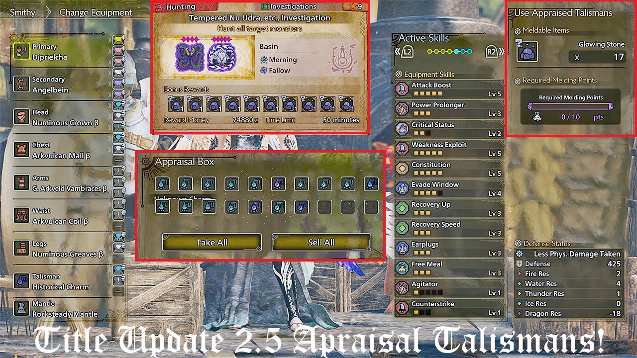 Monster Hunter Wilds: Title Update 2.5, Nine Star Hunts and Talismans!