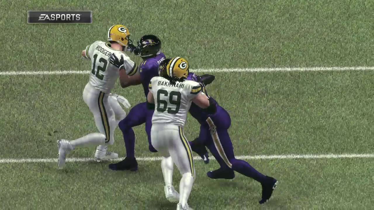 Eric Weddle vs Aaron Rodgers