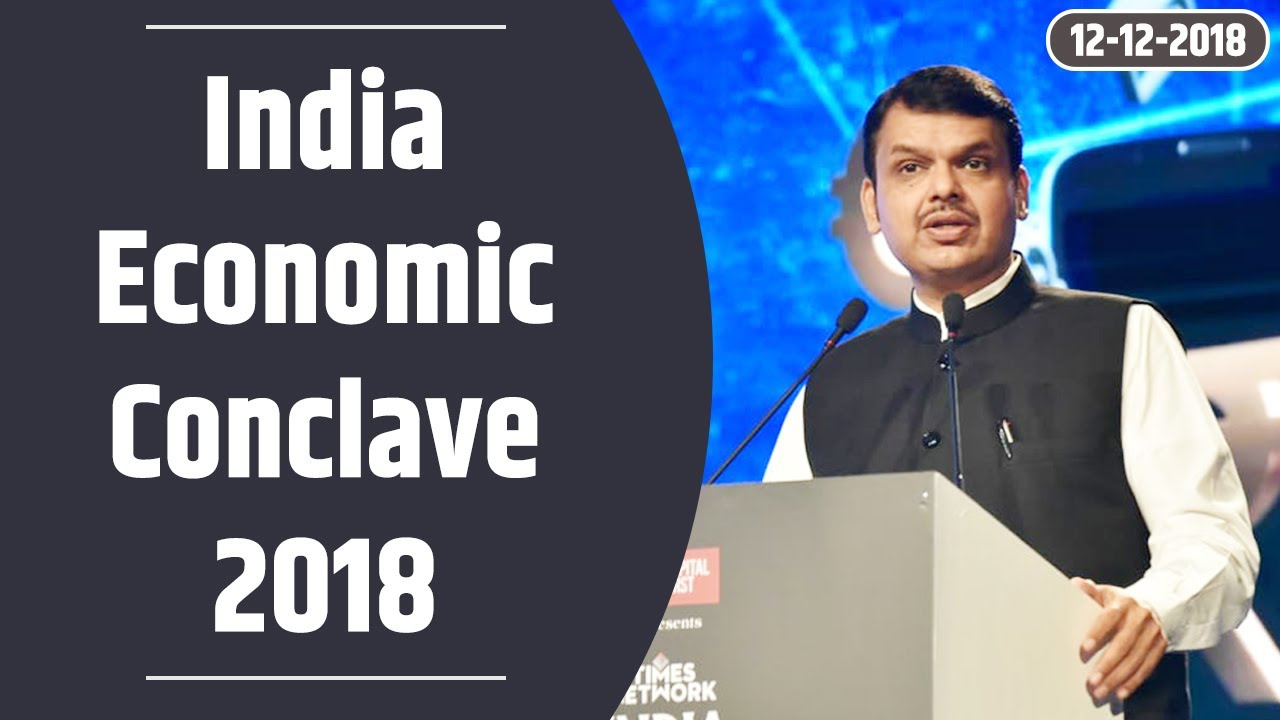 CM Shri Devendra Fadnavis at India Economic Conclave 2018
