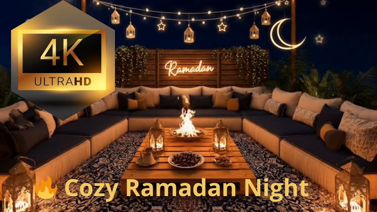 أجمل خلفيات رمضان المتحركة 🔥 جلسة هادئة | Ramadan Moving Background 4K