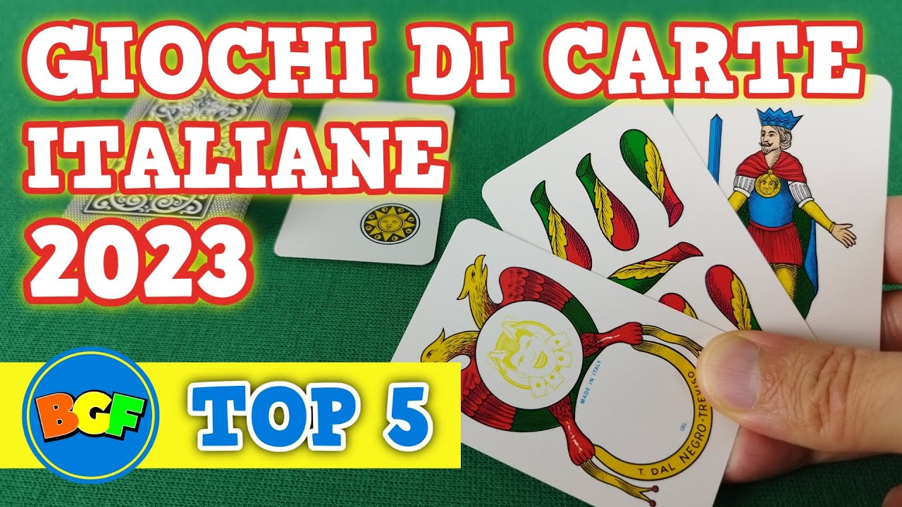 Top5 Giochi di Carte Italiane 2023