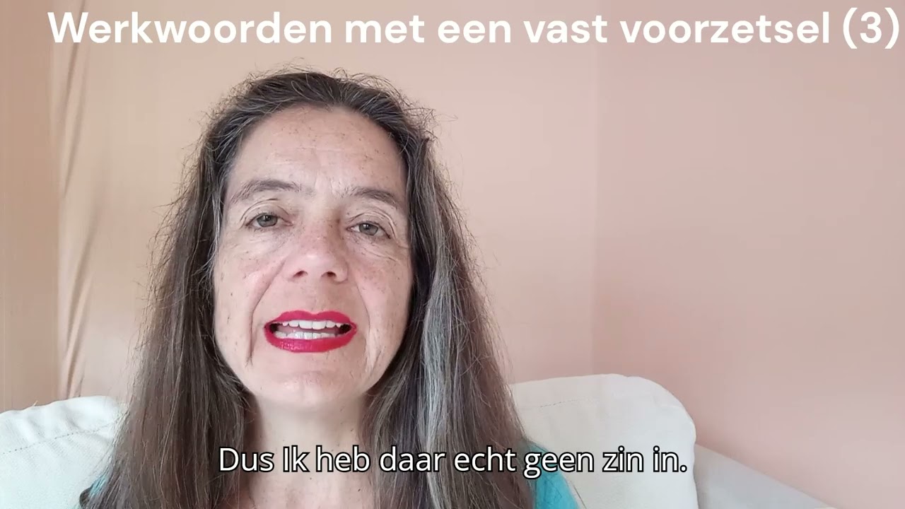 Werkwoorden met een vast voorzetsel 3