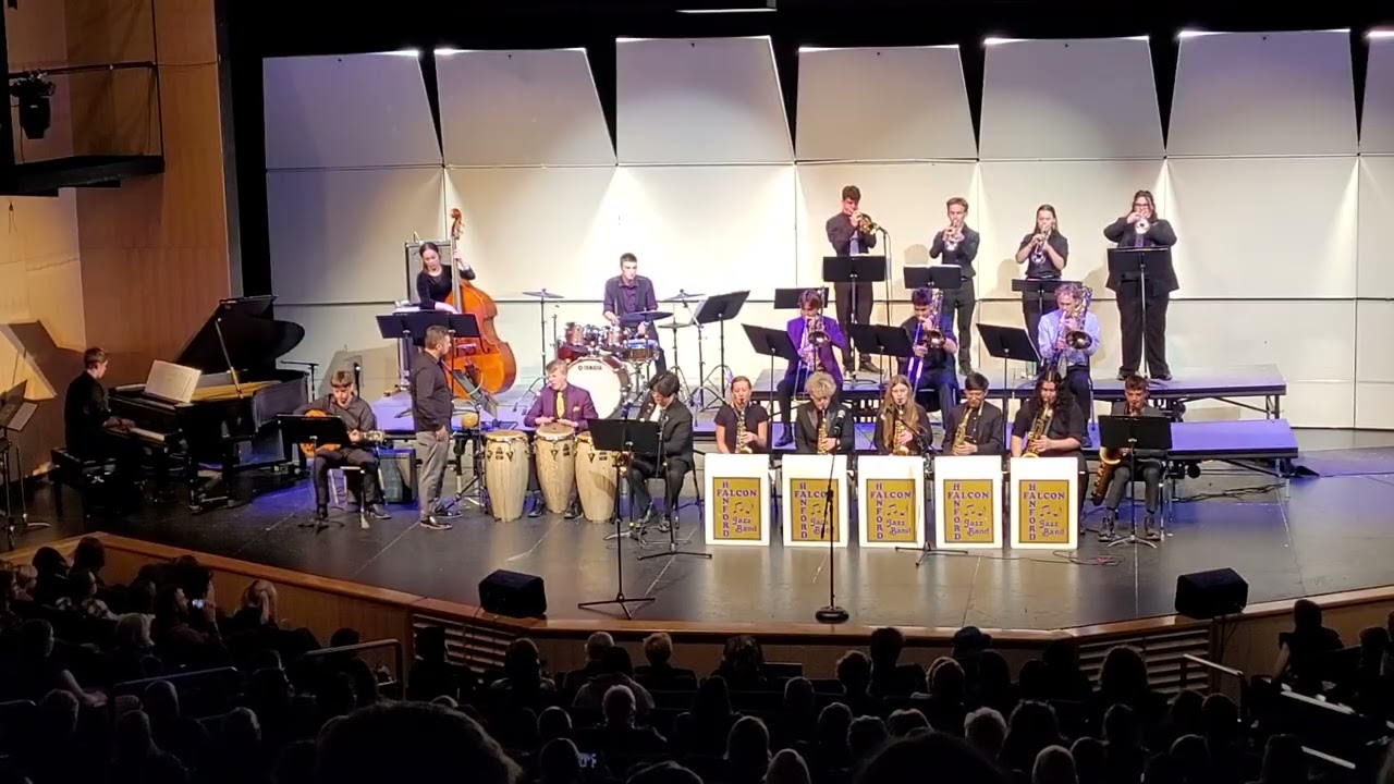 Third number performed by the Falcons Jazz1 band at the concert held at HHS on November 20, 2025