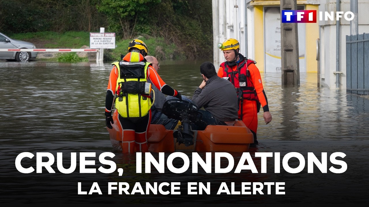 Crues, inondations : la France en alerte ｜TF1 INFO