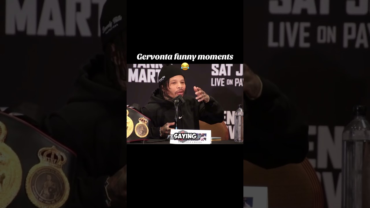 Gervonta Davis funny moments #gervontadavis #edit #boxer #boxing #gervontatankdavis#funny
