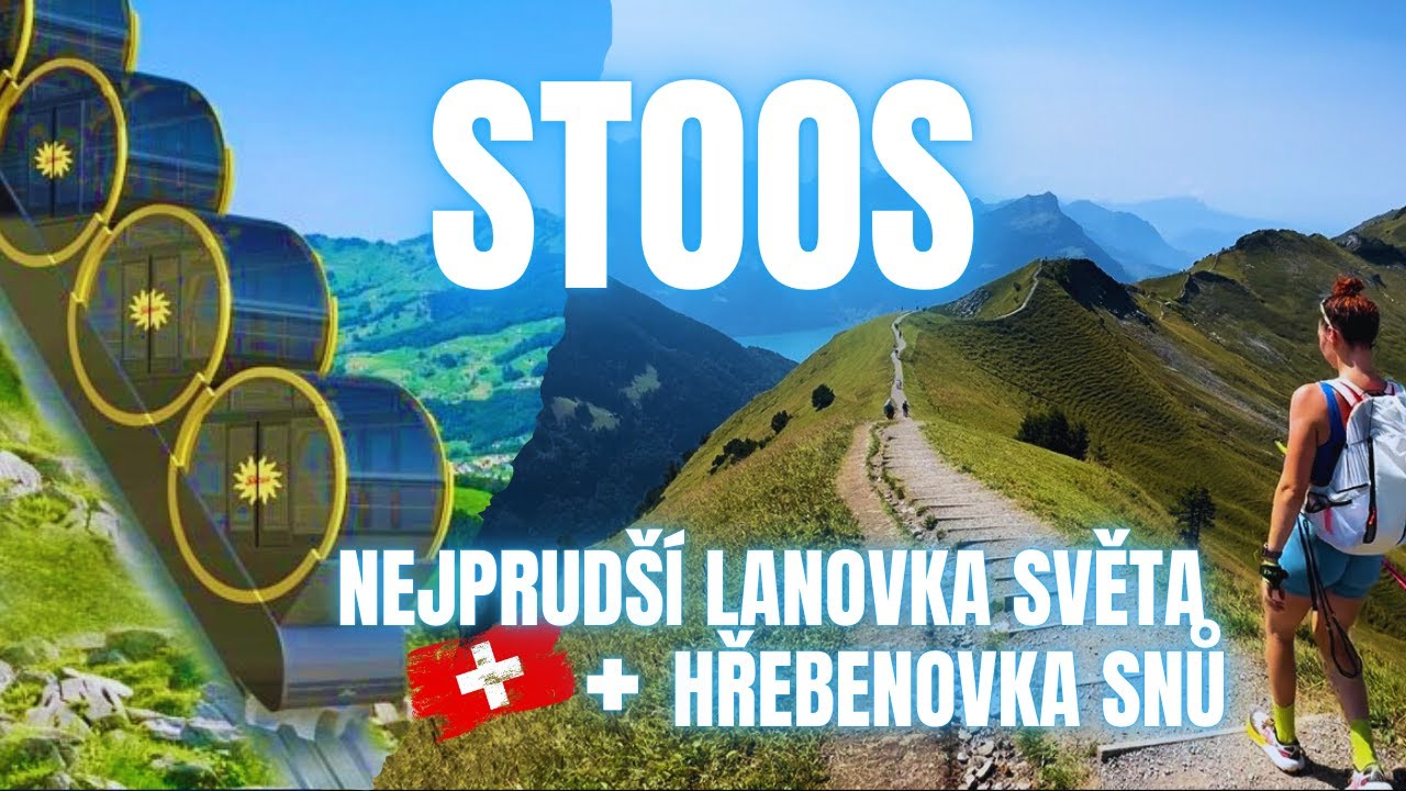 STOOS - Nejstrmější lanovka na světě 🚠 & jedna z nejhezčích hřebenovek v Alpách