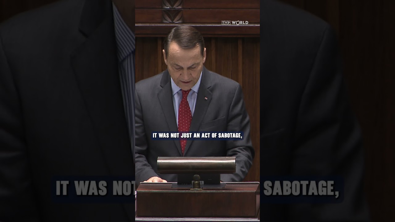 Poland's Foreign Minister Sikorski promises response to state-sponsored attack