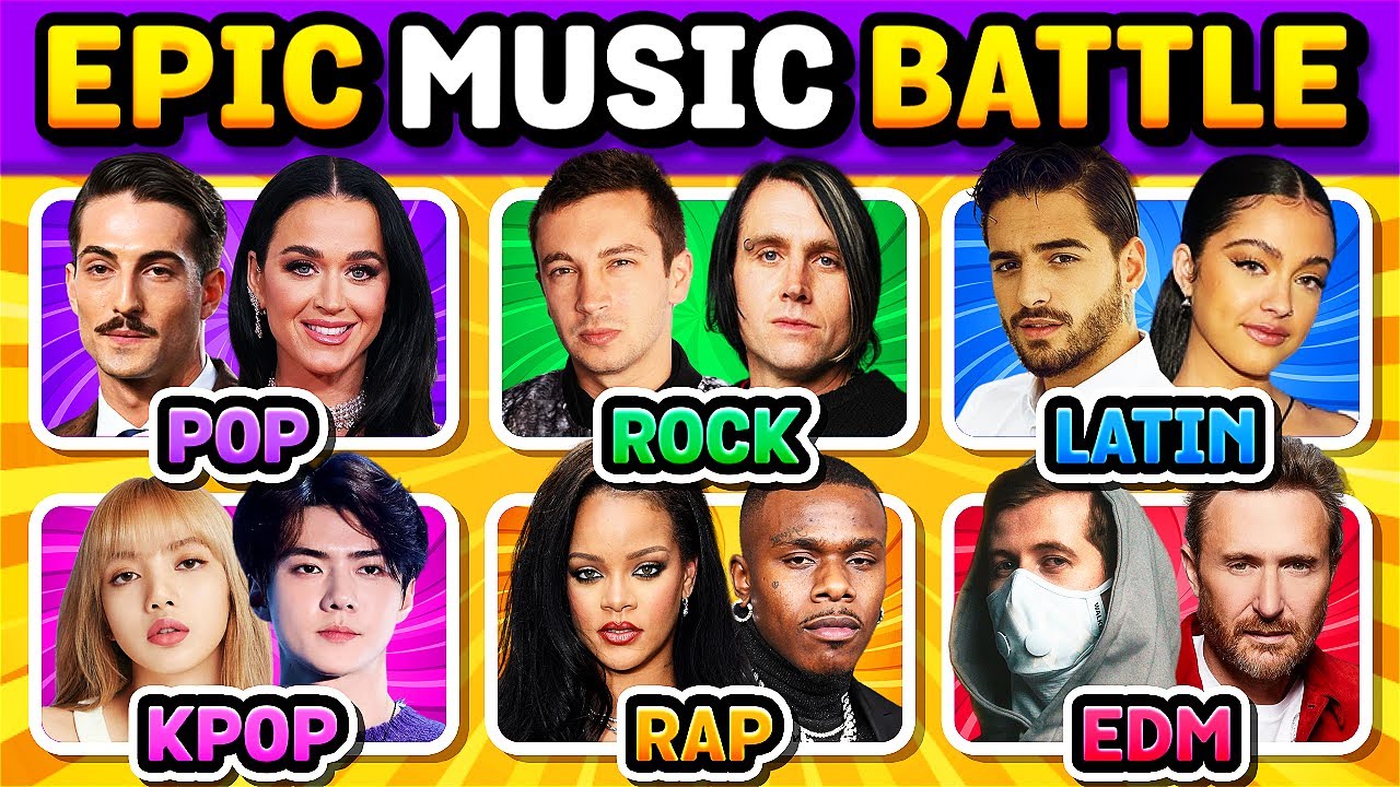 POP vs ROCK vs LATIN vs KPOP vs RAP vs EDM 🔥 Epic 6 Music Genre Battle | Save One Song #5