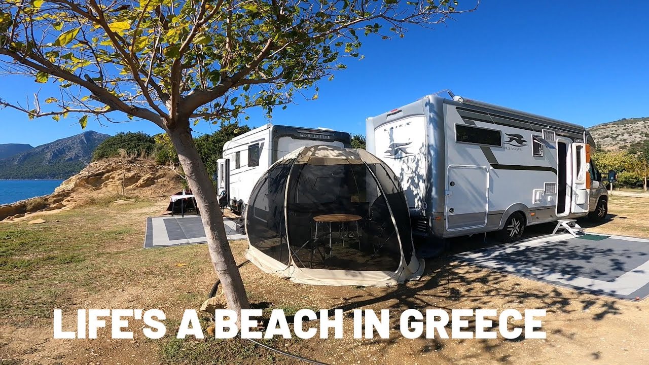 Greece Beach Park Ups - Greek Motorhome adventures 2022