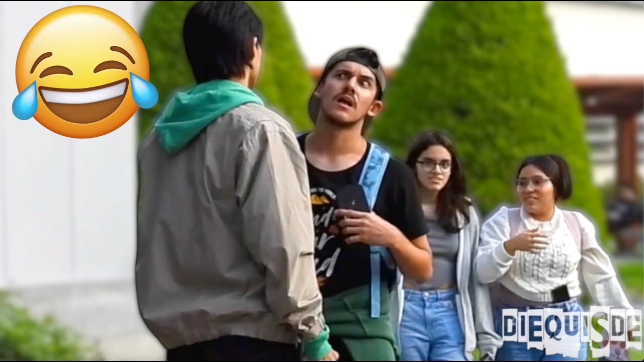 Mirando AGR3SIVAMENTE a Desconocidos en la Universidad!