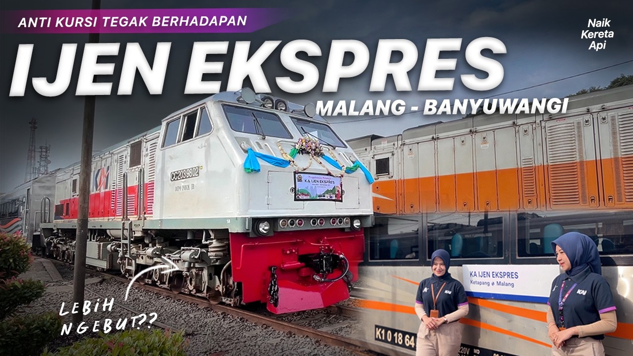 KERETA BARU MALANG BANYUWANGI‼️KA Ijen Ekspres Ekonomi New Generation Anti Kursi Tegak Berhadapan