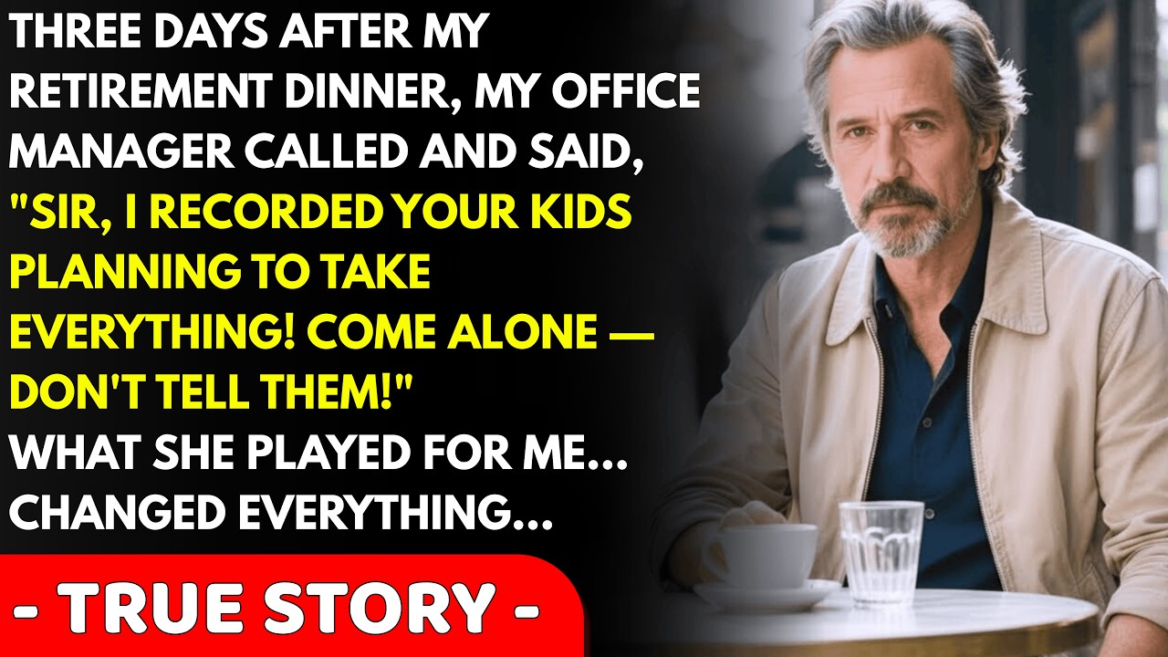 Three Days After My Retirement Dinner, My Office Manager Called And Said, 