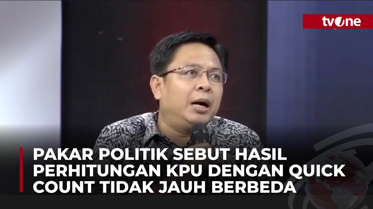 Hasil Pemilu 2024 KPU Tak Beda Jauh Dari Quick Count