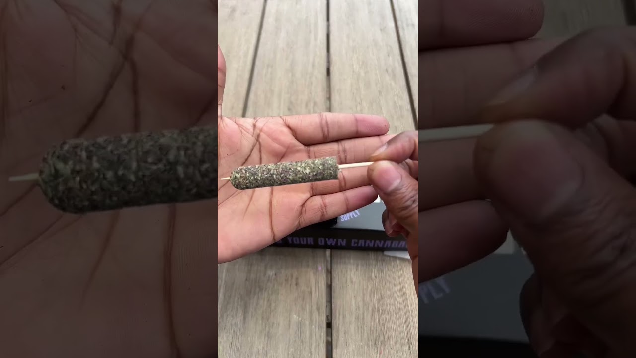 I Tried A Cannagar For The First Time - Weed Cigar Mold By @PurpleRoseSupply