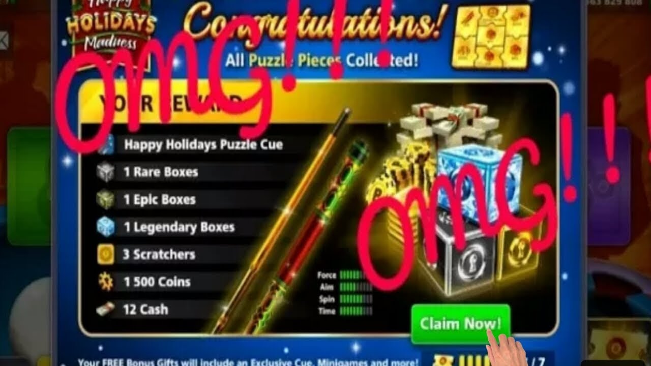 8 ball pool Biggest holiday offer 2017 by miniclip