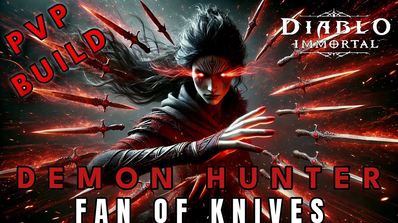 META Demon Hunter Fan of Knives Build – One-Shots in PvP | Diablo Immortal