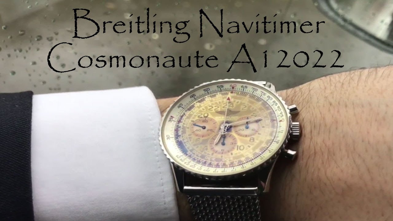 A unique Breitling Navitimer Cosmonaute A12022