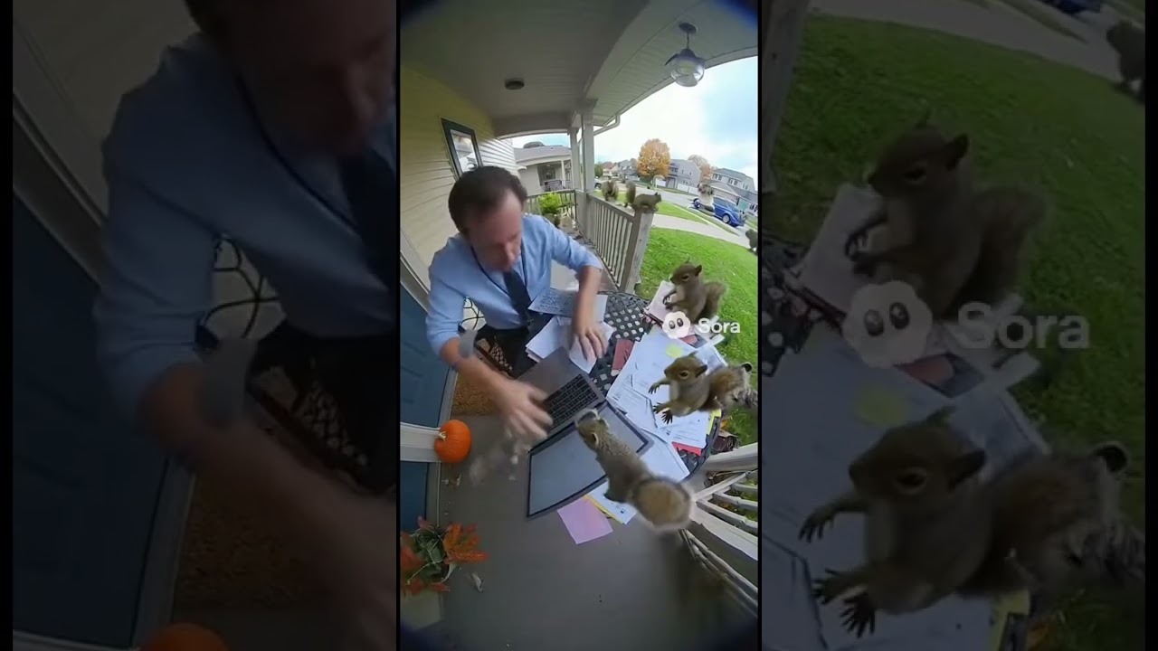 You Won&rsquo;t Believe This! IRS Agent vs. Zombie Squirrels 🧟🐿️ #irs #squirrel #shorts #shortsfeed