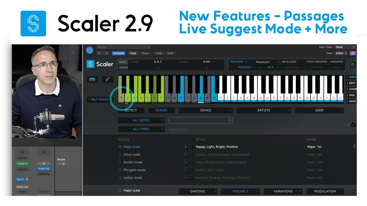 Scaler 2.9 New Features | Passages, Live Suggest Mode, Arps and Content