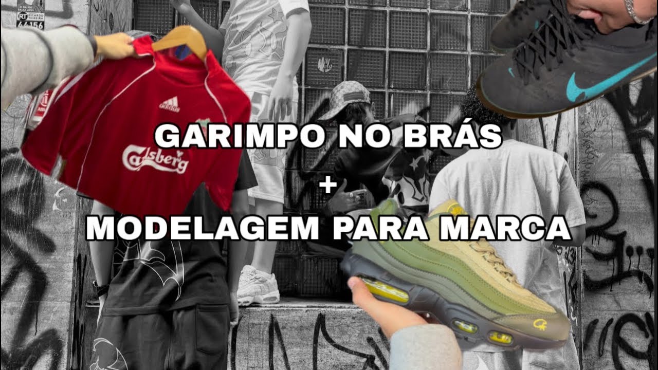 GARIMPO NO BR&Aacute;S + MODELAGEM PARA MARCA | Vlog Sportlife #01