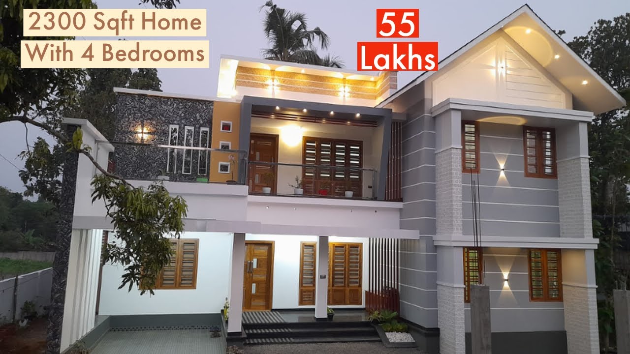 2300 Sq ft Home With 4 Bedrooms for 55 Lakhs@HomesAndVillasByTony