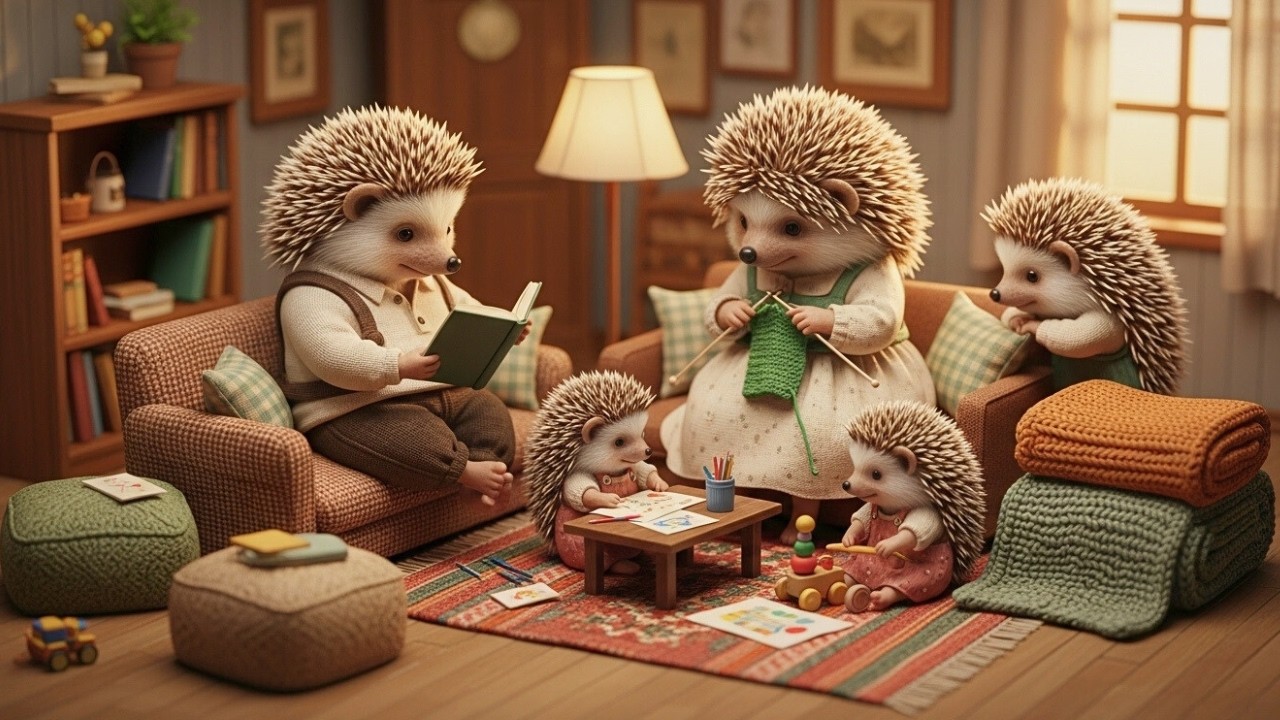 Cozy Hedgehog Cottage: Slow Living for Deep Focus and Relaxation 🌿