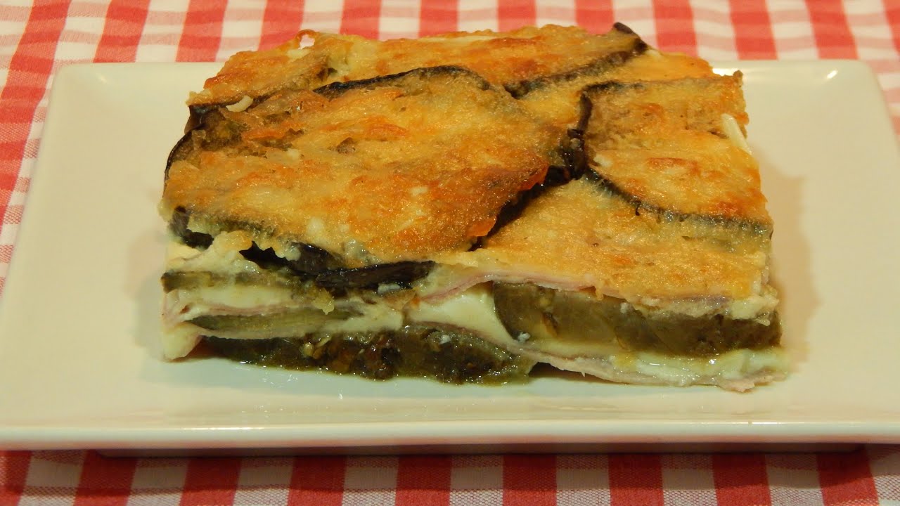 Receta fácil de pastel de berenjena