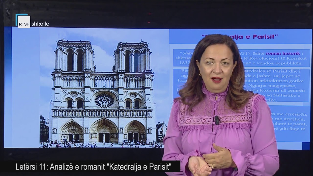 Letërsi 11 - Analizë e romanit "Katedralja e Parisit"