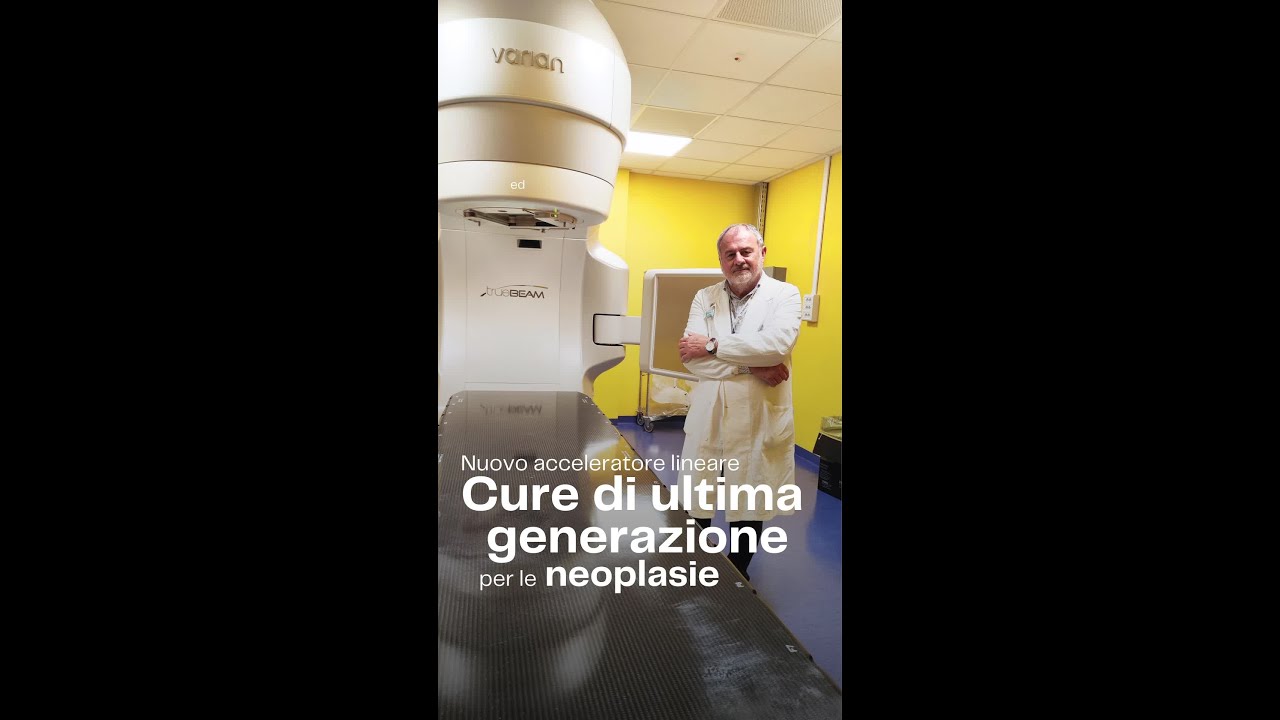 ☢️ Radioterapia, acceleratore lineare di ultima generazione, colpisce solo la parte malata