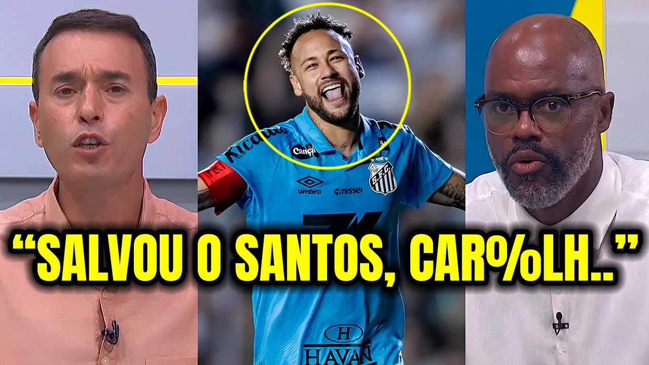 🚨 NOSSA! RIZEK E GRAFITE EXPLODEM COM HAT-TRICK DE NEYMAR SALVANDO O SANTOS