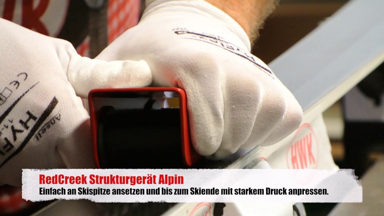 Struktur f&uuml;r Alpinski - HWK Skiwachs