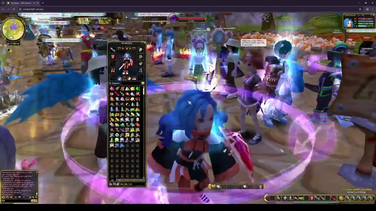 Universe Flyff E35 - GUIDE How to tidy up your inventory