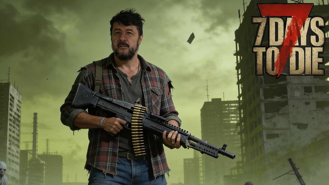 ¡120 BALAS EN EL CARGADOR! La M60 es una BESTIA 💀 | 7 DAYS TO DIE  EP.66