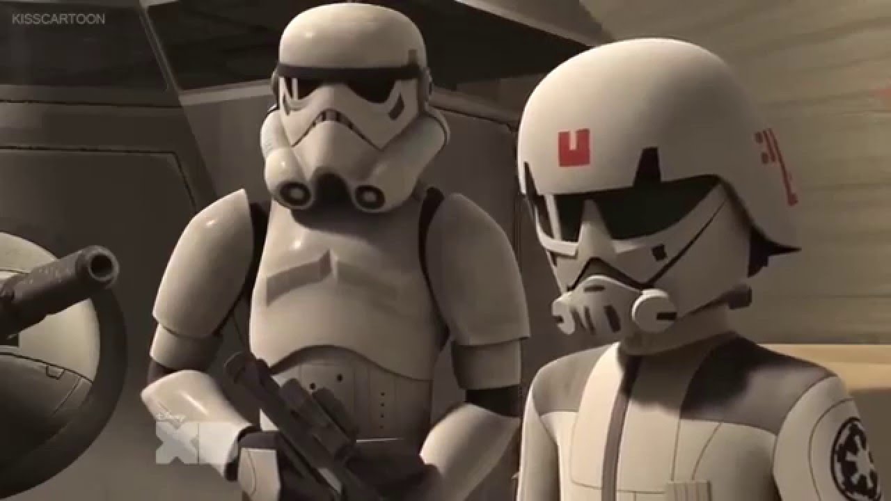 Leia, Ezra & Kanan freeing Azadi from the Imperials