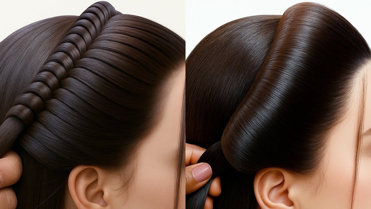 Simple Hairstyle For Wedding Function | Hairstyle For Diwali | Hairstyle For Girls