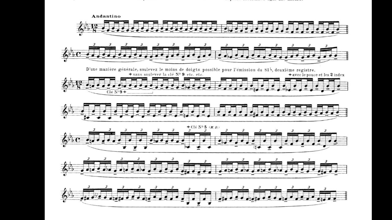 Clarinet Technique: Vademecum du Clarinetiste de Paul Jeanjean