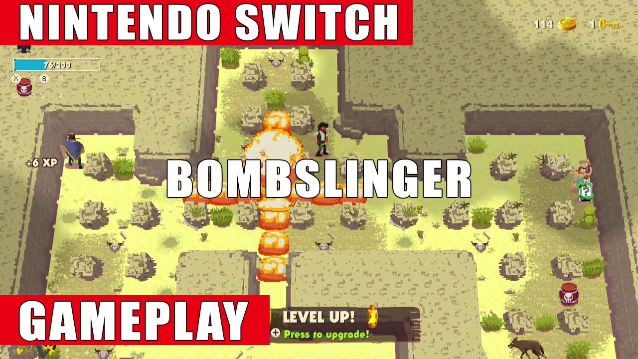 Bombslinger Nintendo Switch Gameplay
