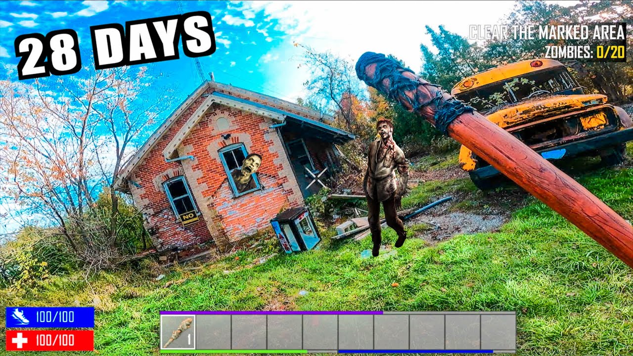 28 DAY ZOMBIE SURVIVAL (THE MEGA MOVIE)