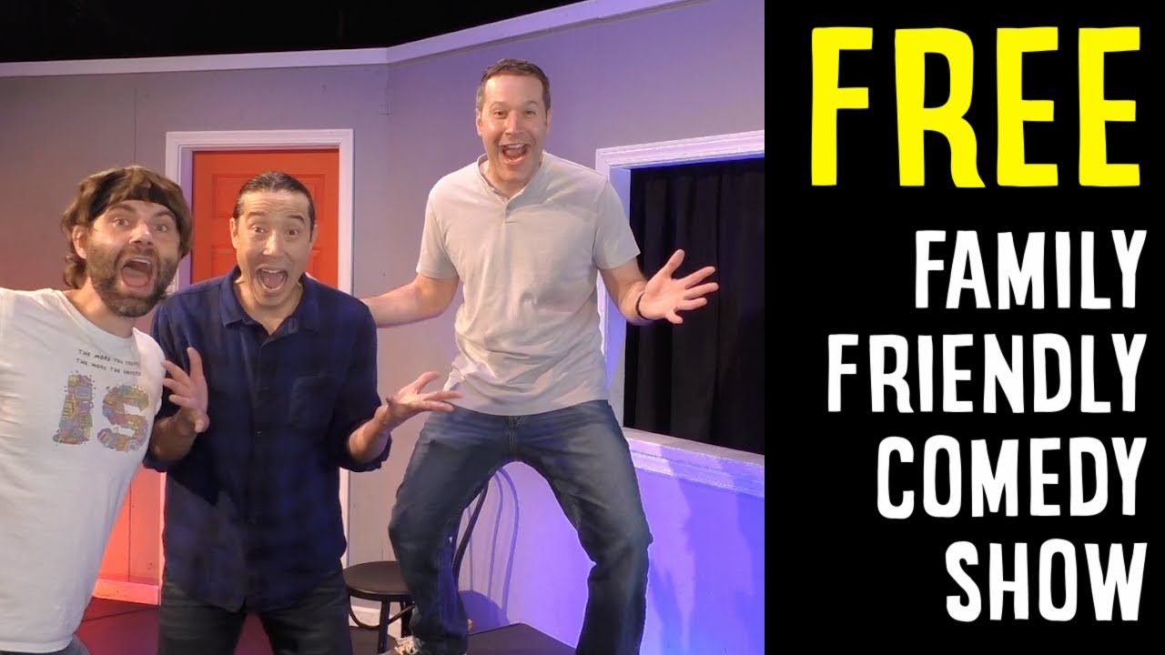 Online Improv Comedy Show (Family Friendly Edition)