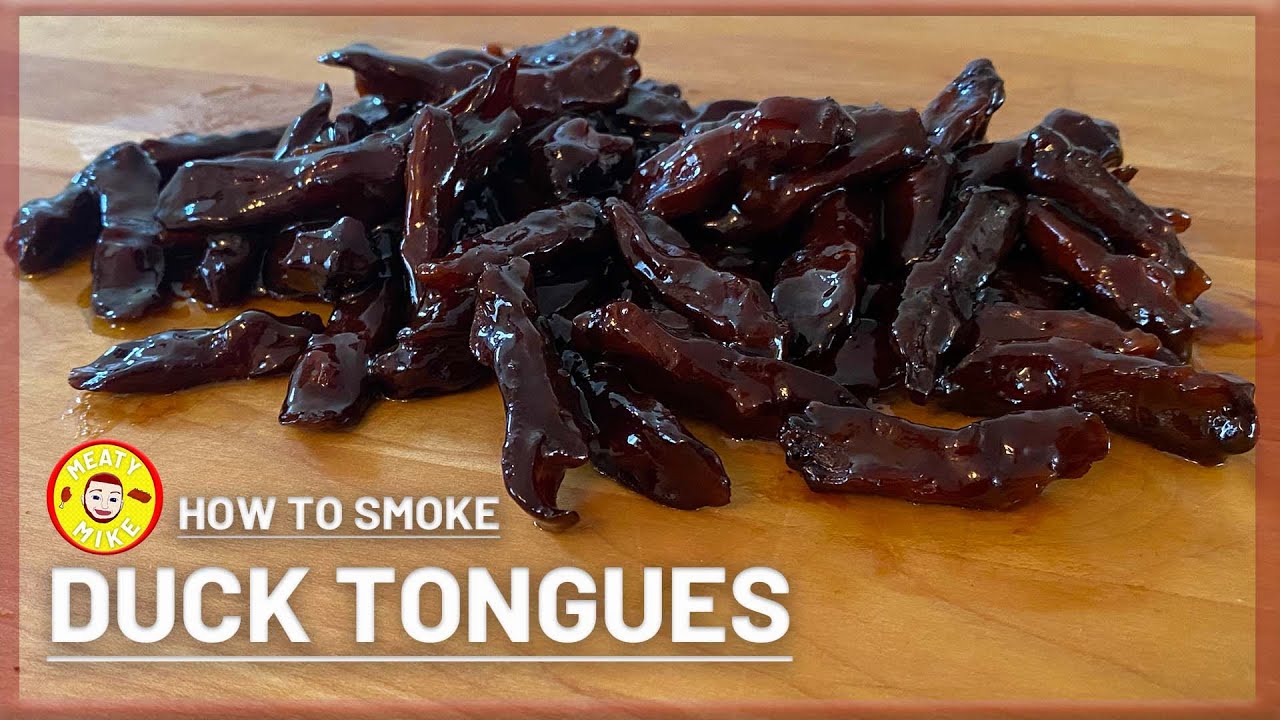 Smoked DUCK TONGUE CANDY in BANANA SAUCE | Smoked Quackers!