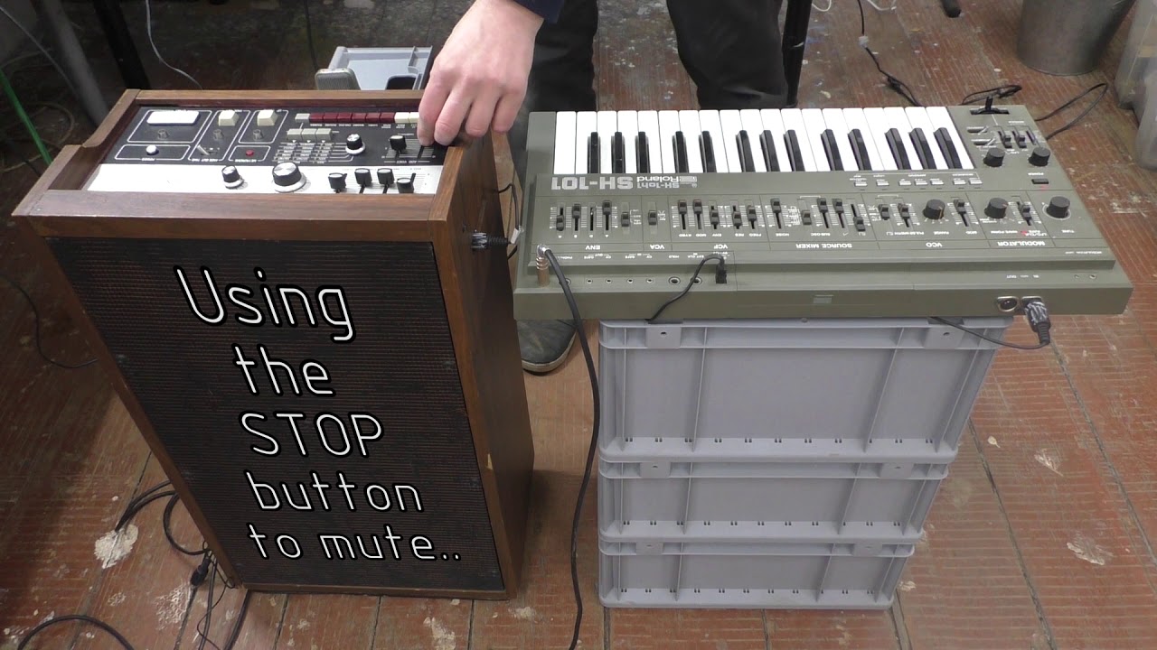 Midified Roland TR-700 + SH-101 acid jam